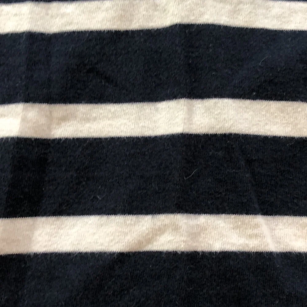 Boys Navy and white striped polo